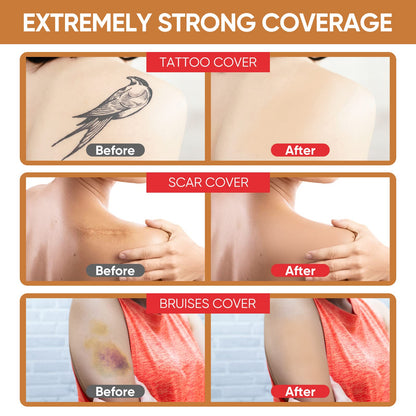 Tattoo Cover Up Tape - Invisible Waterproof & Breathable Concealer for Tattoos, Scars, Birthmarks | Richie House