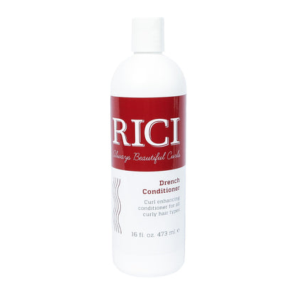 RICI 16oz Drench Conditioner for Curly Hair – Frizz Control, Hydration & Curl Enhancement | Made in USA