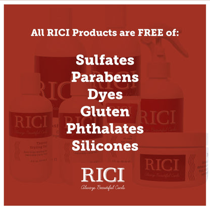 RICI 16oz Drench Conditioner for Curly Hair – Frizz Control, Hydration & Curl Enhancement | Made in USA