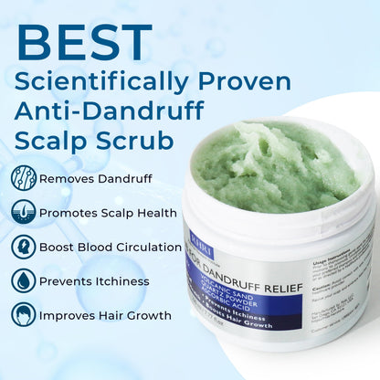Anti Dandruff Scalp Scrub for Men & Women | Tea Tree Oil & DHT