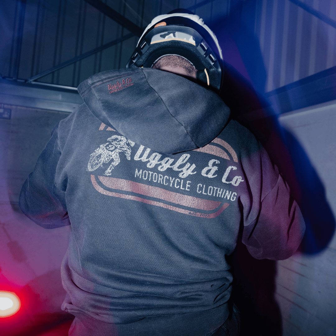 Black Flattrack Hoodie