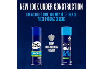 Right Guard Sport Fresh Antiperspirant Spray 6 oz – Pack of 4