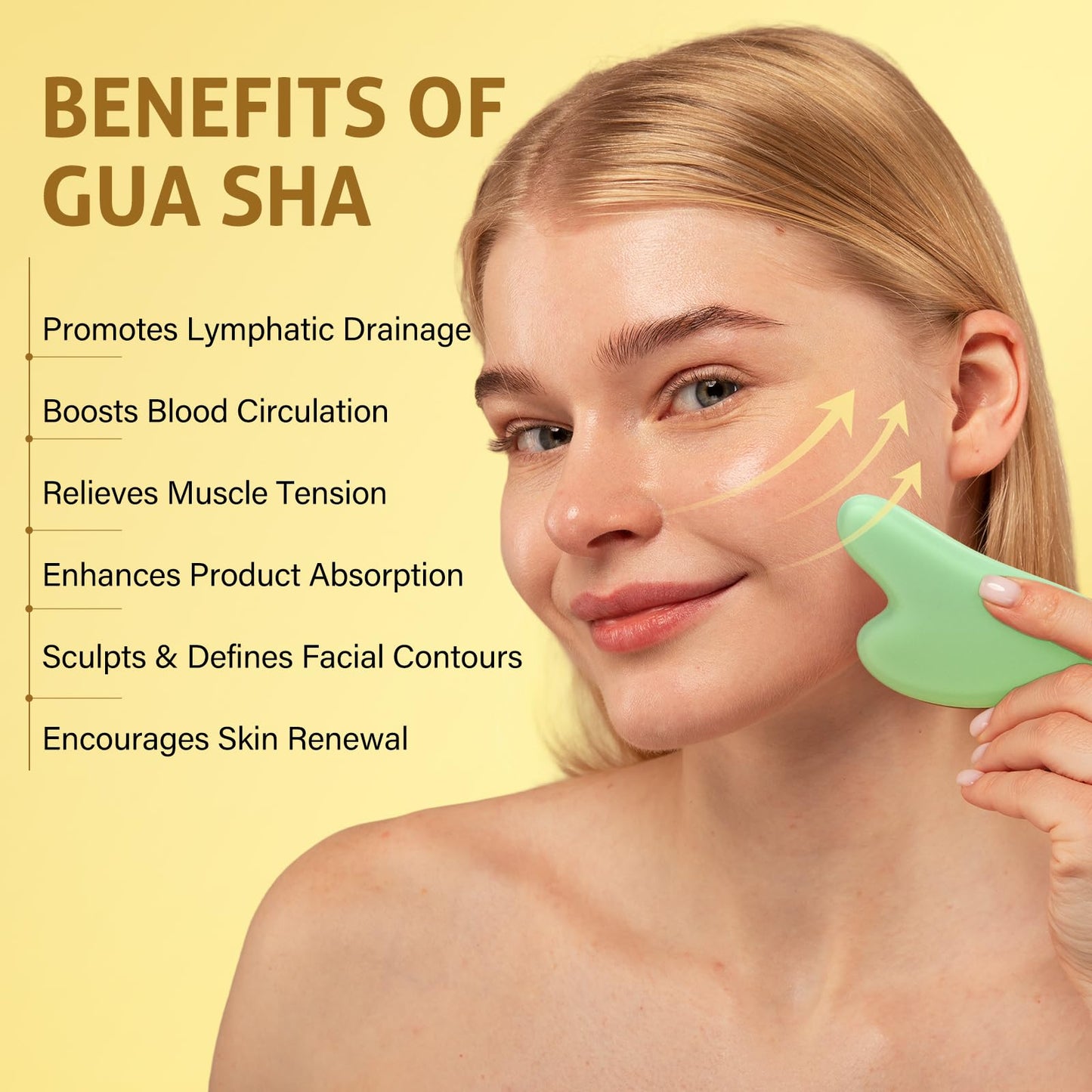 RIHAKO Turmeric Rosehip Face Oil for Gua Sha – Hydrating Anti-Aging Glow