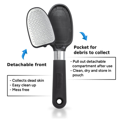 Rikans Foot File – Double-Sided Foot Rasp for Callus & Dead Skin Removal