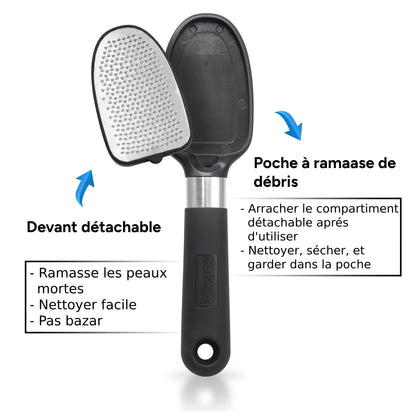Rikans Foot File – Double-Sided Foot Rasp for Callus & Dead Skin Removal