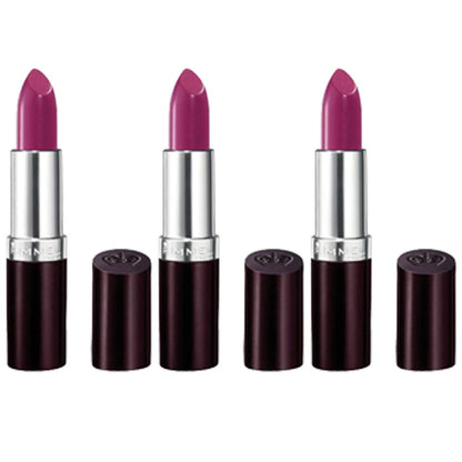 Rimmel London Lasting Finish Intense Wear Lipstick - Amethyst Shimmer (3 Pack)