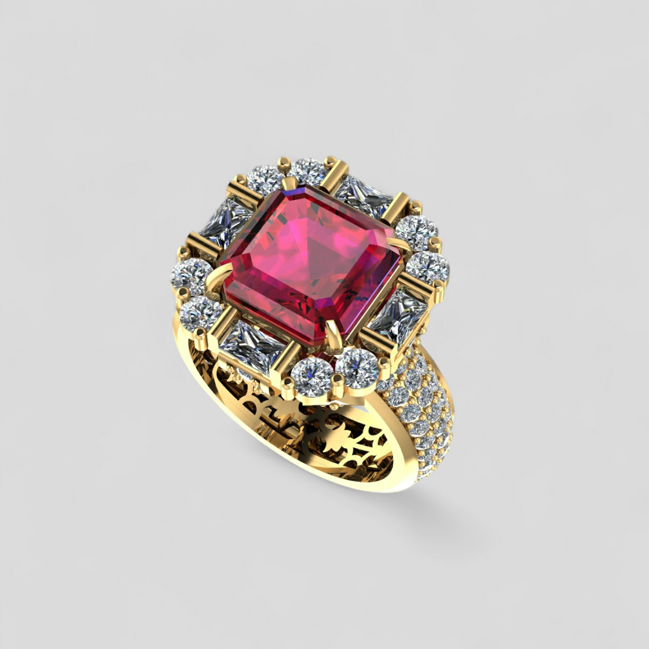 Jaan Aalam Statement Ring