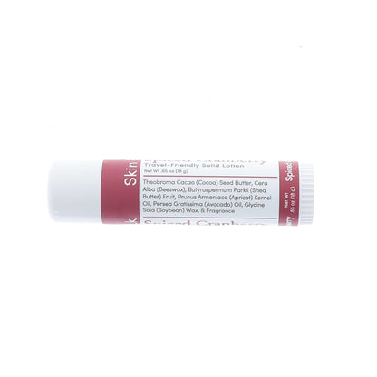 Rinse Bath & Body Spiced Cranberry Solid Lotion Stick – Travel-Ready Vegan Handmade Moisturizer