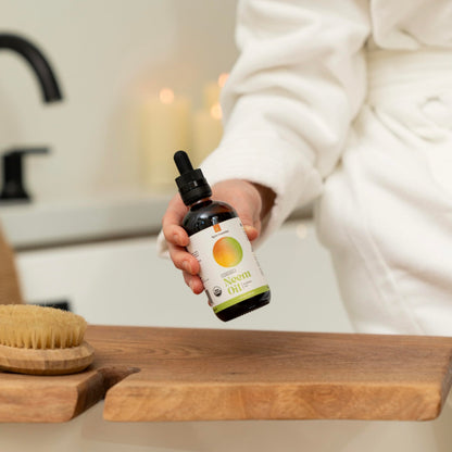 River Cosmetics Organic Neem Oil – Cold-Pressed, 4 oz, USDA Organic, Hexane-Free