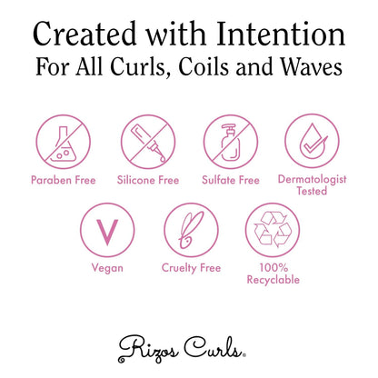 Rizos Curls Travel Refresh & Detangle Spray – Lightweight Leave-In Moisturizer