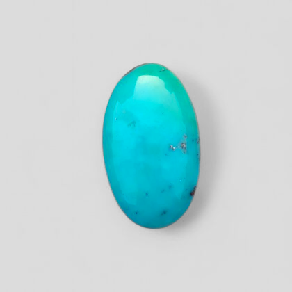Natural Teal Green Turquoise  - Green Turquoise - 34.2ct- 29x17mm