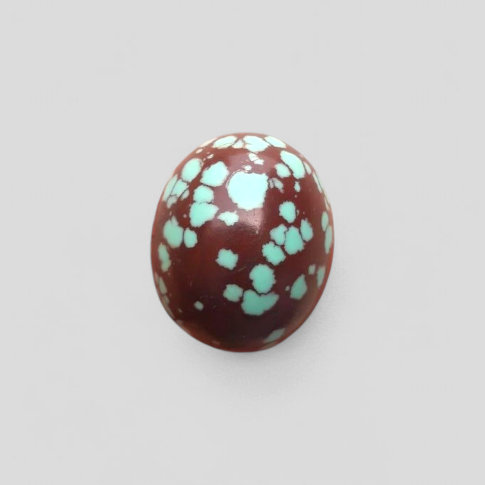 Natural Certified Egyptian Turquoise - Misri Feroza - 43.7Ct- 23x19mm
