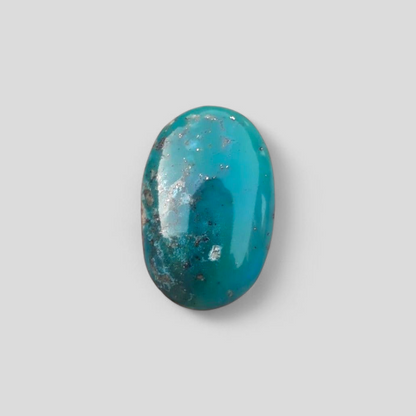 Natural Turquoise Green Matrix  with Pyrite, Shajri Feroza, Oval Shape, Real Firoza Stone,Dimensions-29x19mm