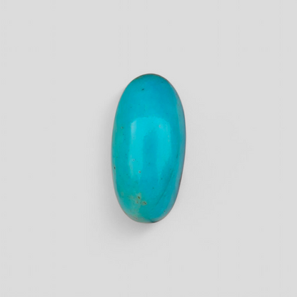 Natural Certified Turquoise  - Blue Turquoise - 29.8ct- 28x14mm