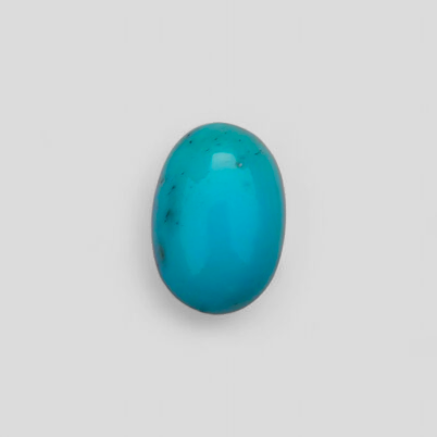 Natural Teal Green Turquoise  - Green Turquoise - 15.4ct- 19x13mm