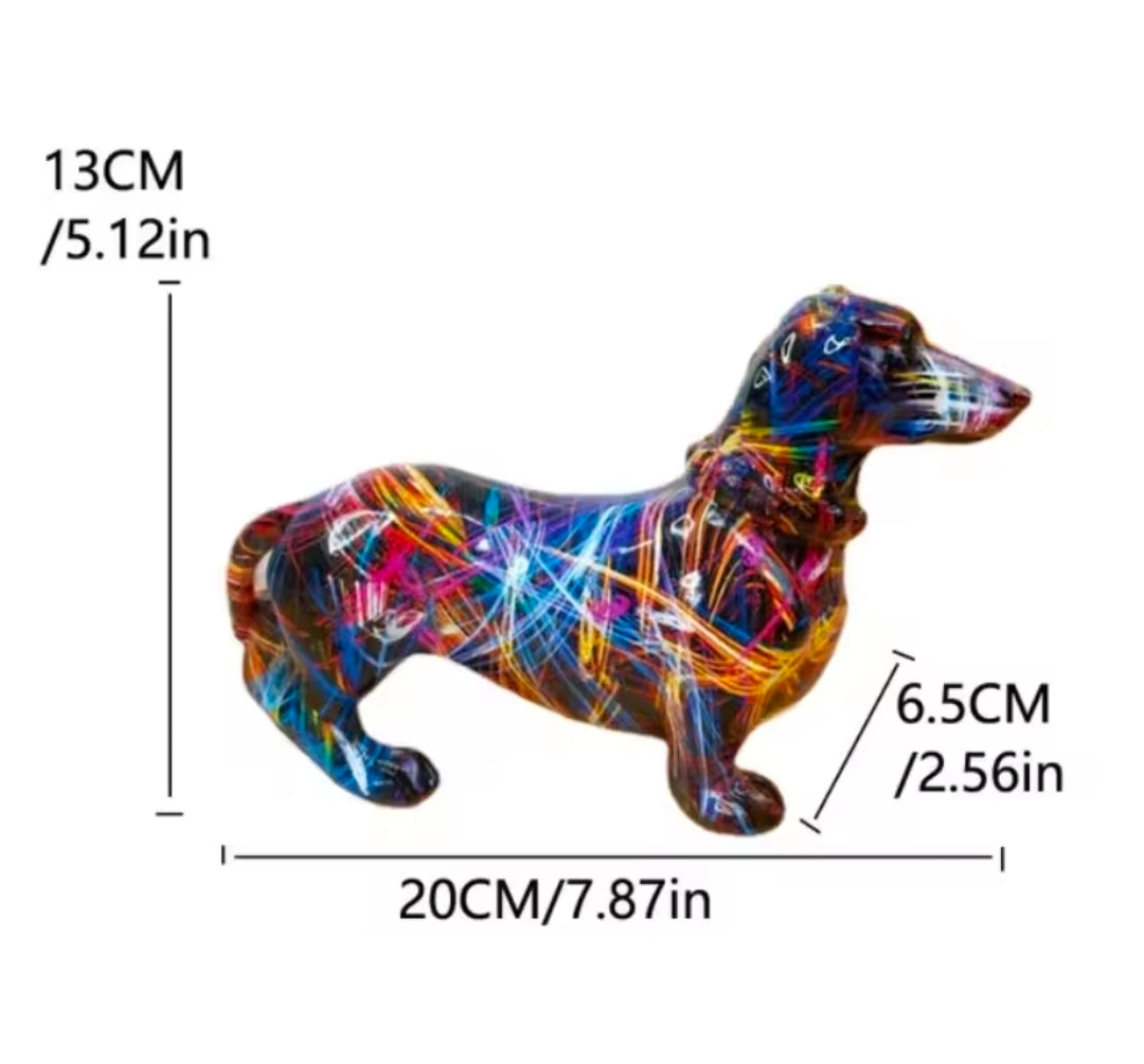 Colourful Animal Resin Statue