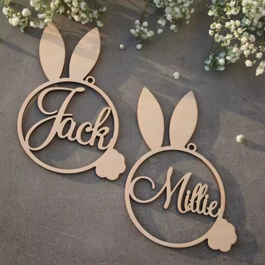 Lazer Cut Bunny Rabbit Bauble - HALF PRICE SALE