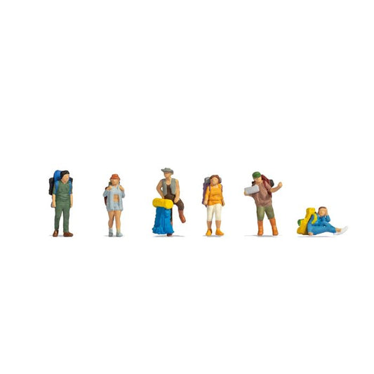Backpackers (6) Terrarium Figures 15247
