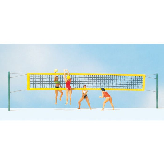 Beach Volleyball Scene (5) Terrarium Figures 10528