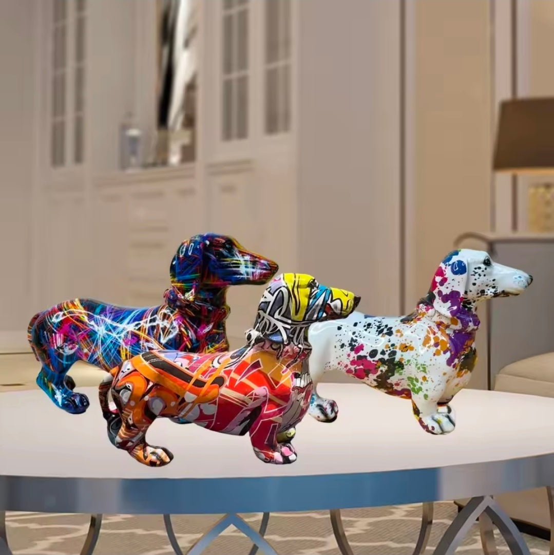 Colourful Animal Resin Statue