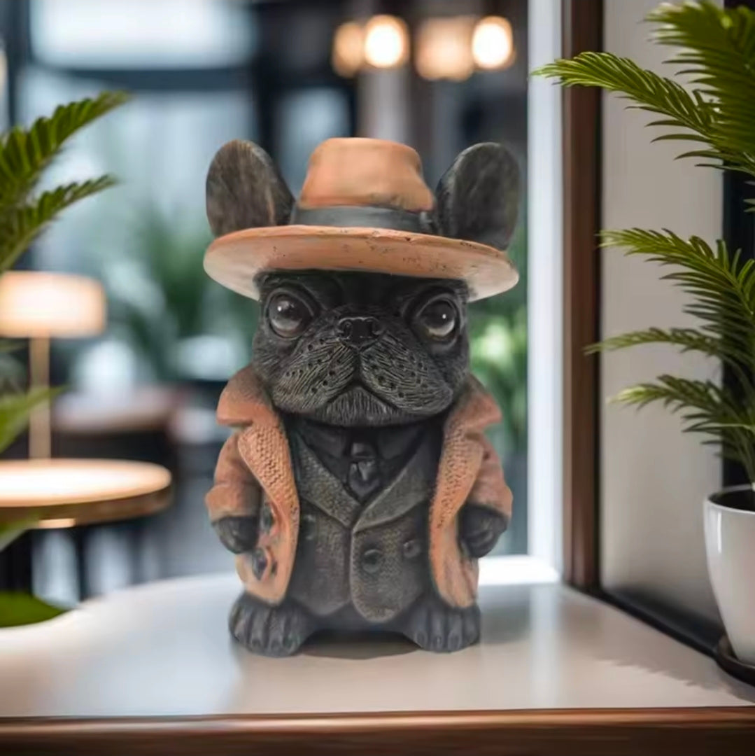 Gentleman Bulldog Statue