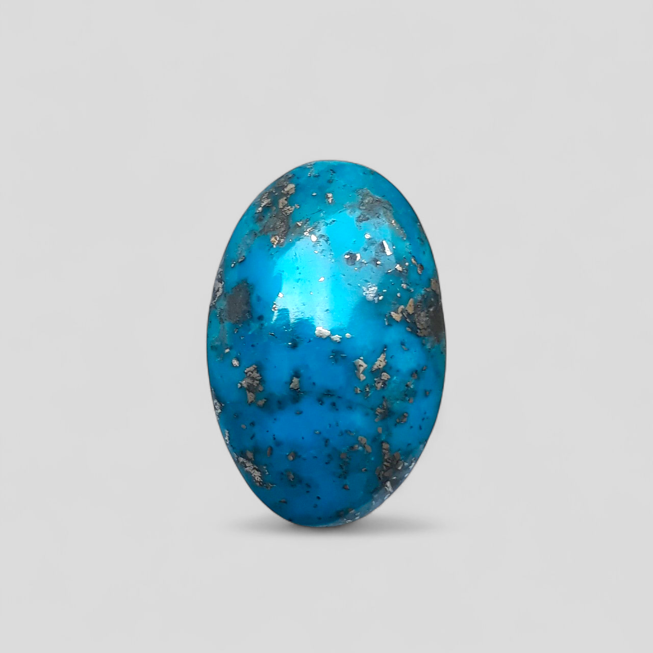 Natural Turquoise with Pyrite - Blue Matrix Turquoise - Shajri Feroza-30Ct