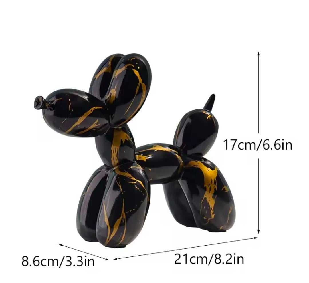 Graffiti Balloon Dog Resin Statue