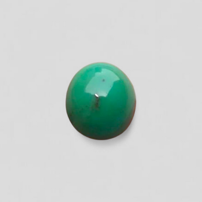 Natural Green Turquoise, Oval Shape - Persian Turquoise - Green Feroza - 9.3ct- 14x13mm