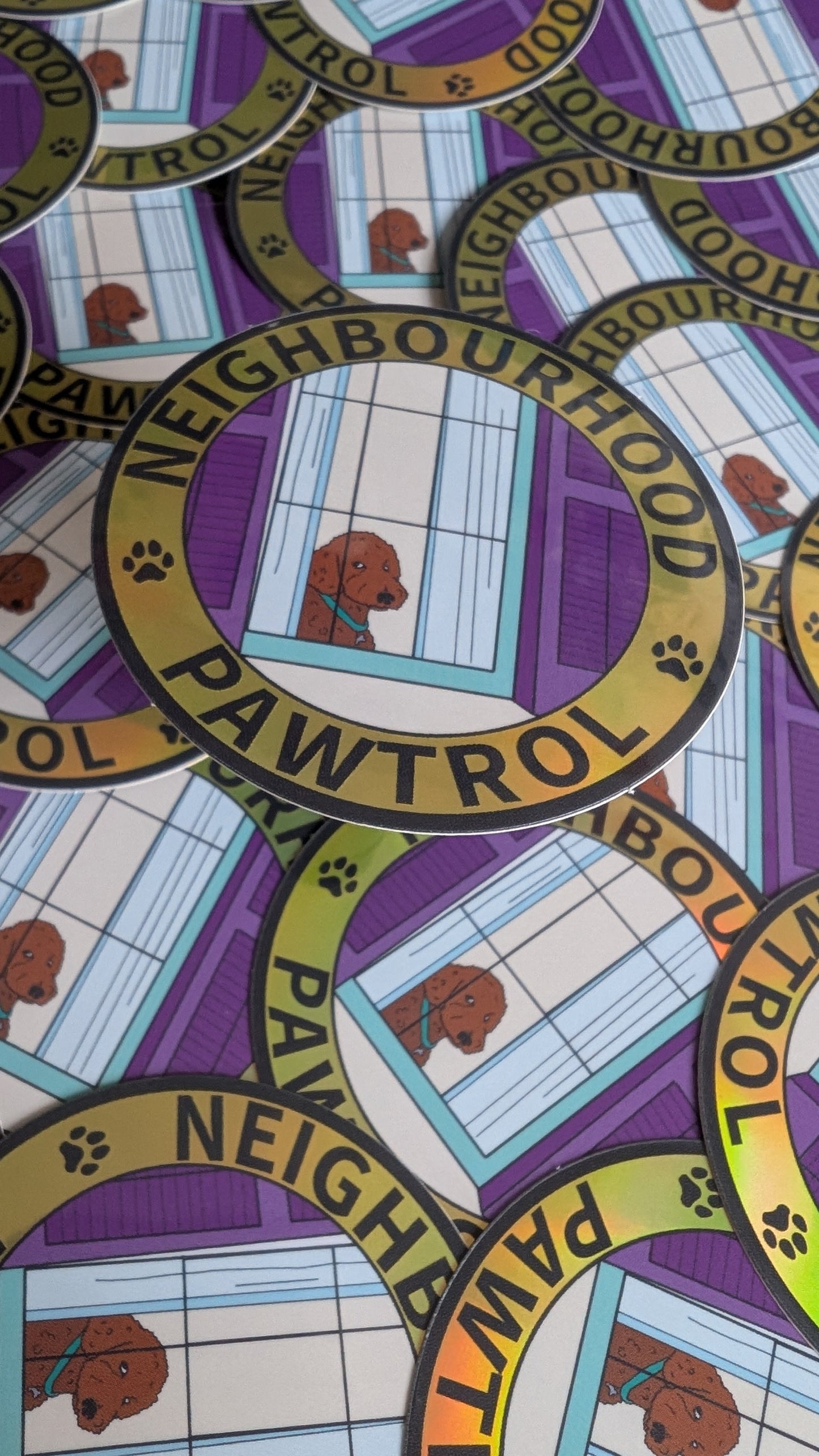 Neighborhood Pawtrol Vinyl Sticker
