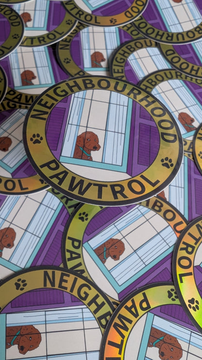 Neighborhood Pawtrol Vinyl Sticker