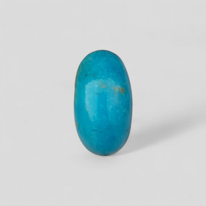 Natural Certified Turquoise  - Blue Turquoise - 28.9ct- 27x15mm