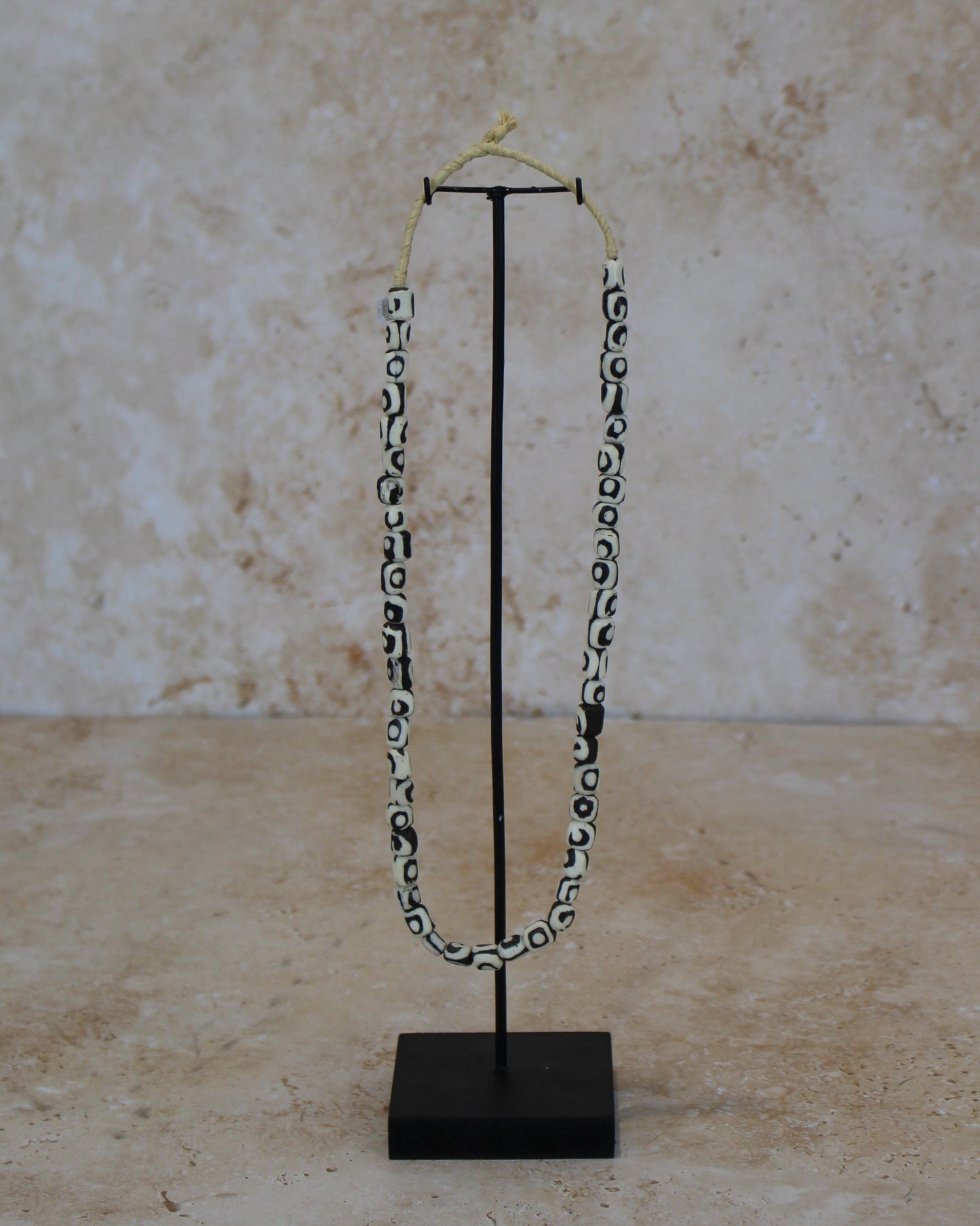Kenya Bone Bead Necklace - 235.1