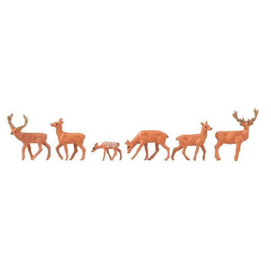 Red Deer (6) Terrarium Figures - 151907