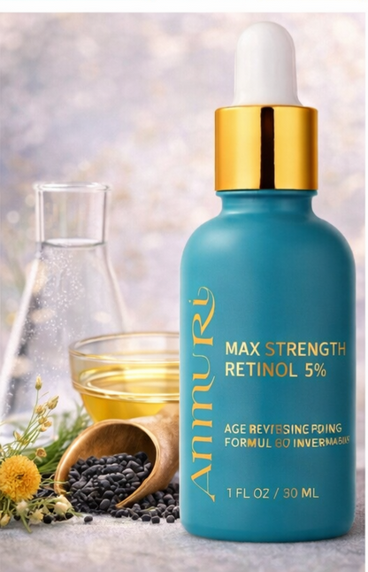 Retinol MAX 5% Anti-Ageing Serum for Youthful & Firm Skin | Ammuri