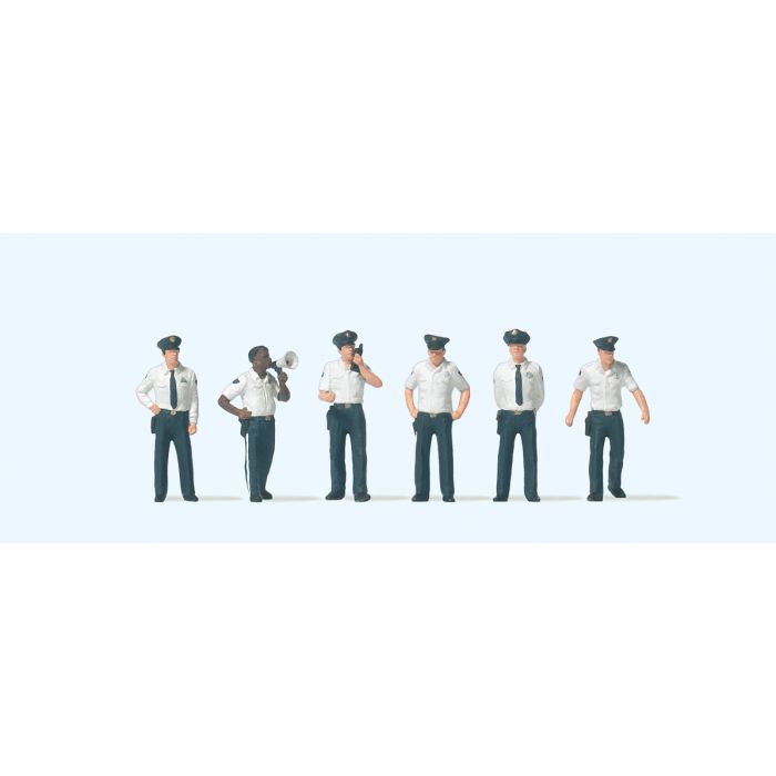 US City Police (6) Terrarium Figures 10797