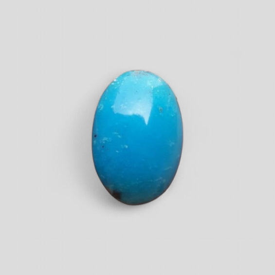 Natural Certified Turquoise  - Blue Turquoise - 14.1ct- 20x13mm