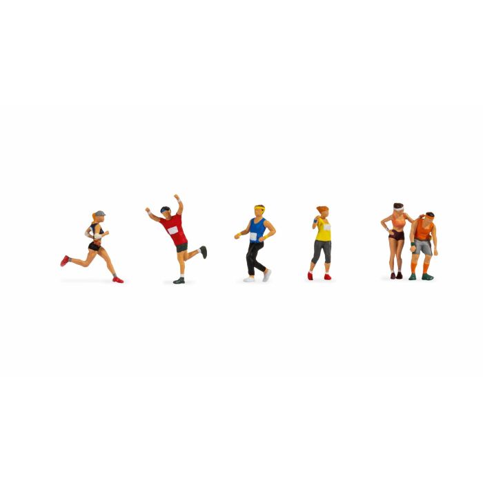 Marathon Runners (6) Terrarium Figures - 15890