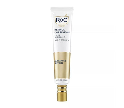 RoC Retinol Correxion Deep Wrinkle Night Cream 1 oz – Overnight Renewal & Hydration