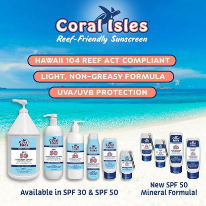 Rocky Mountain Sunscreen SPF 50 | 16 oz Pump Bottle | Broad Spectrum UVA/UVB | Hawaii 104 Act Compliant | Fragrance Free