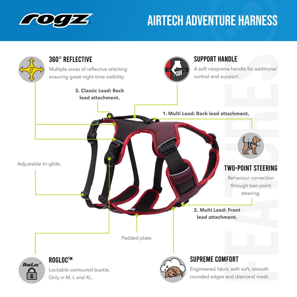 ROGZ AirTech Adventure Harness