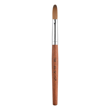 Rolabling Nail Brush Kolinsky Sable – Acrylic Nail Art Brush with Red Wooden Handle (18#)