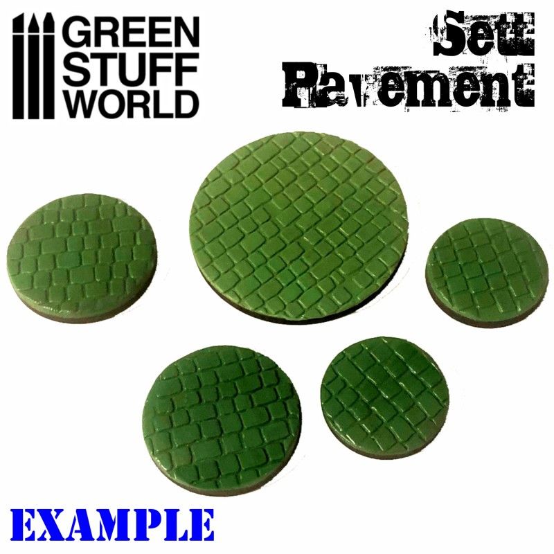 Green Stuff World Rolling Pin Sett Pavement