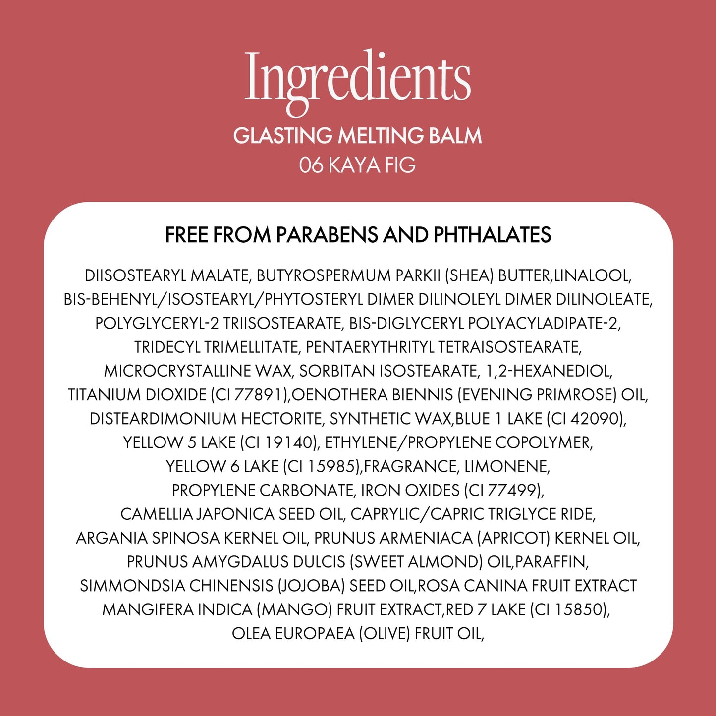 rom&nd Glasting Melting Balm - High Shine, Hydrating Tinted Lip Balm 0.12 oz (#06 Kaya Fig)