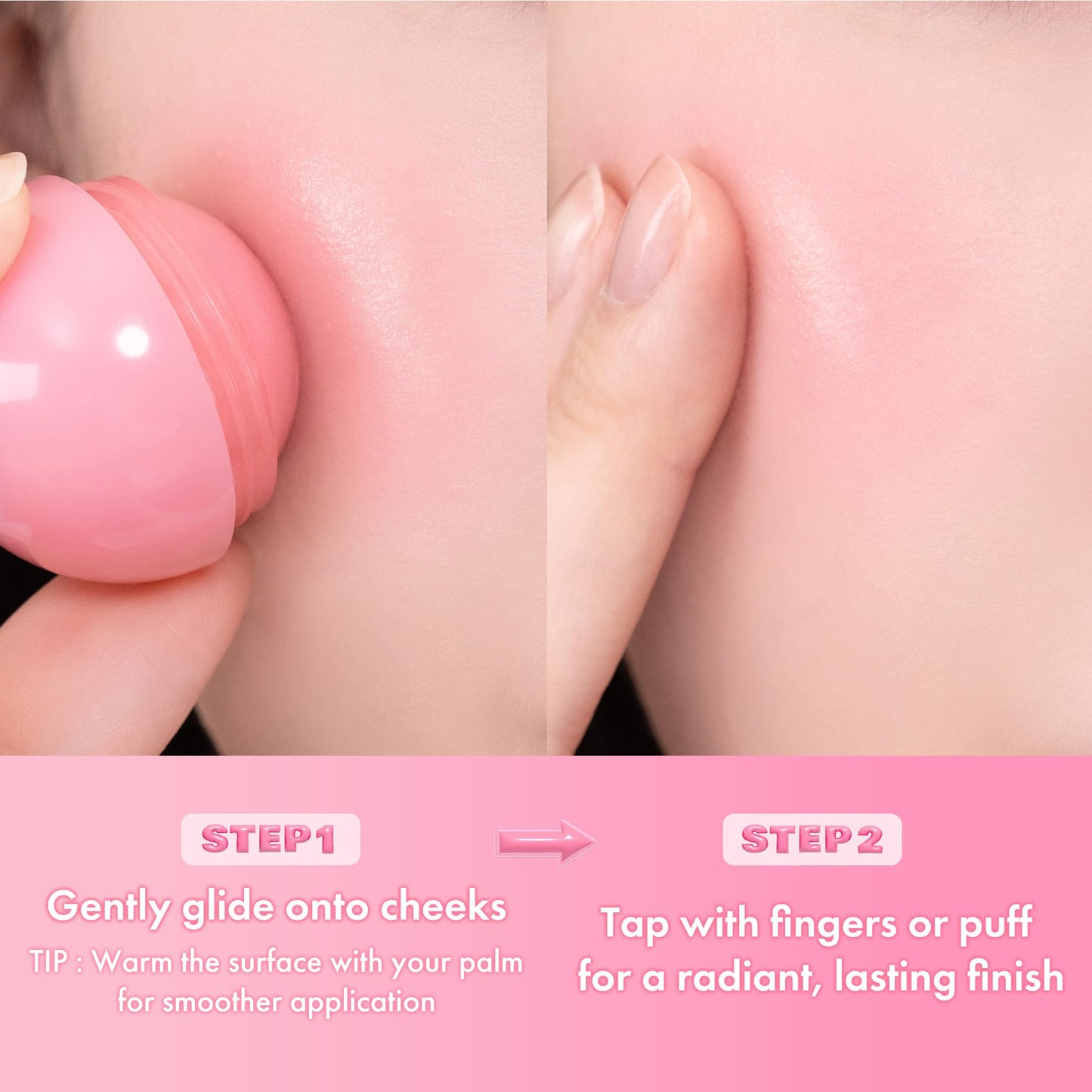 rom&nd JUICY ROLL CHEEK 05 Nougat Coco – K-Beauty Liquid Blush with Dewy Glow