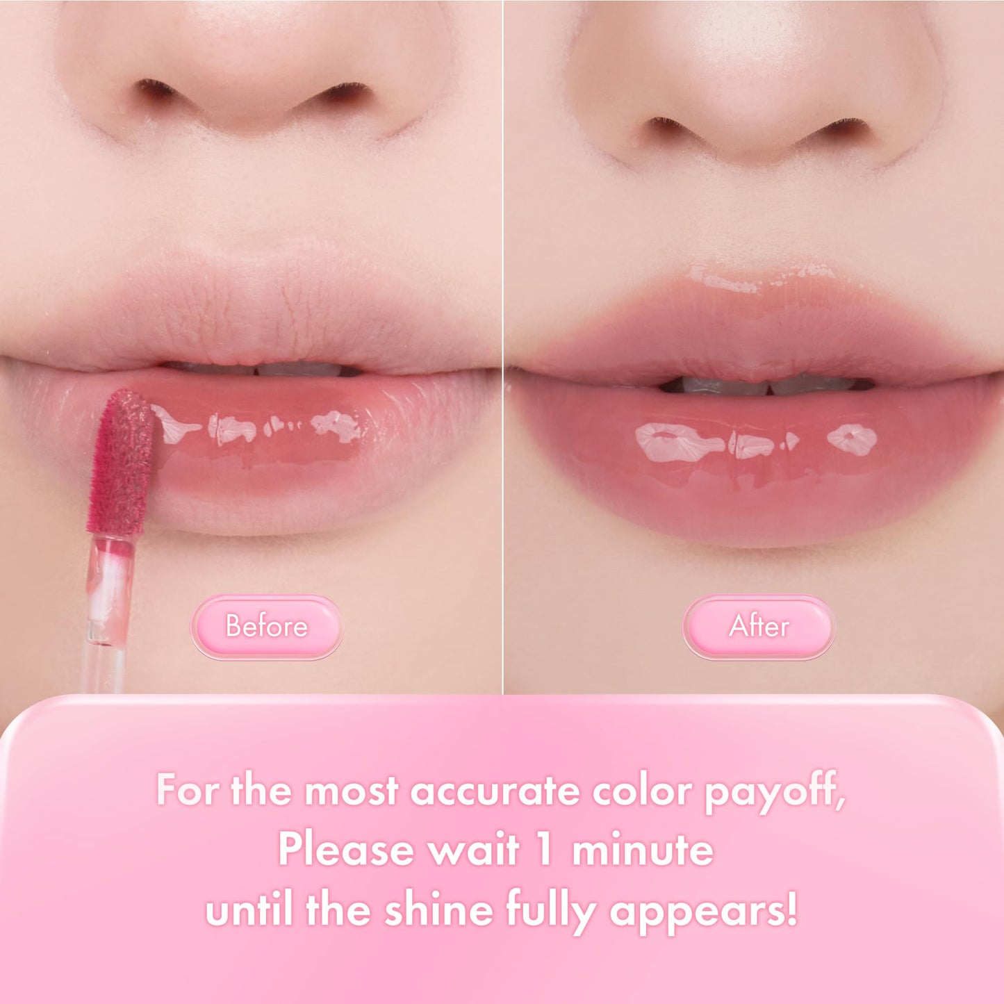 rom&nd THE JUICY LASTING TINT 04 FIG FIG | Rosy Plum Lip Stain Gloss