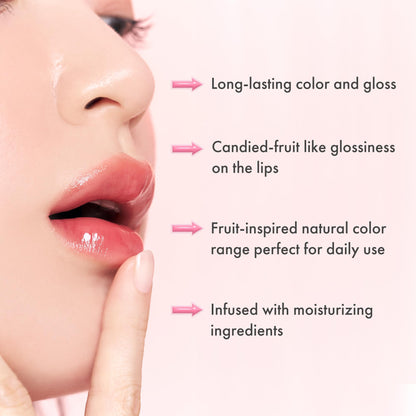 rom&nd THE JUICY LASTING TINT 04 FIG FIG | Rosy Plum Lip Stain Gloss