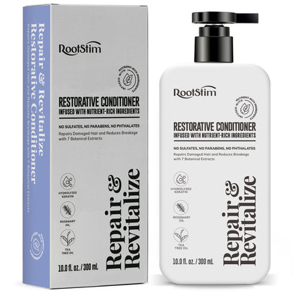 RootStim Rosemary Conditioner for Hair Growth & Thinning Hair | Saw Palmetto, Keratin & Argan Oil