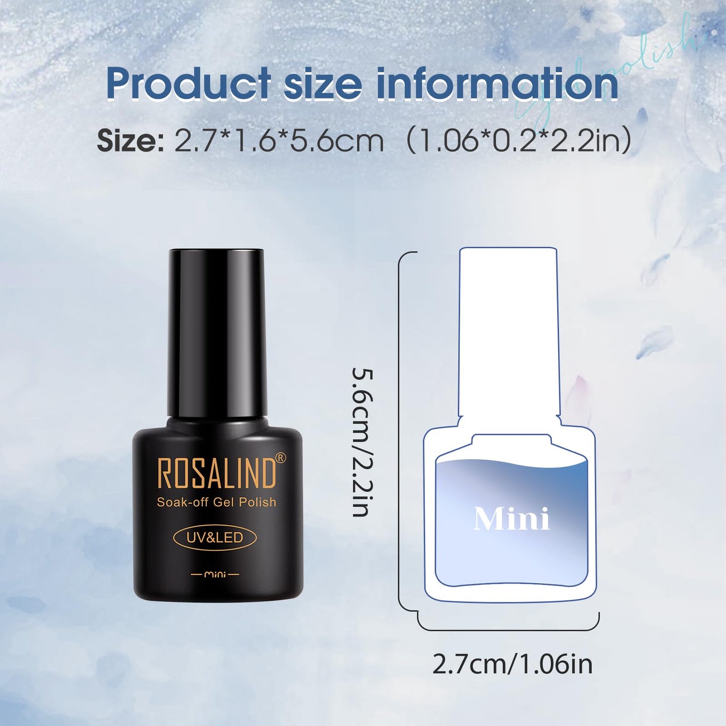 ROSALIND Cat Eye Gel Nail Polish Set – 26 Colors + Base Coat, Matte/Glossy Top Coats, Magnet, Nail Primer