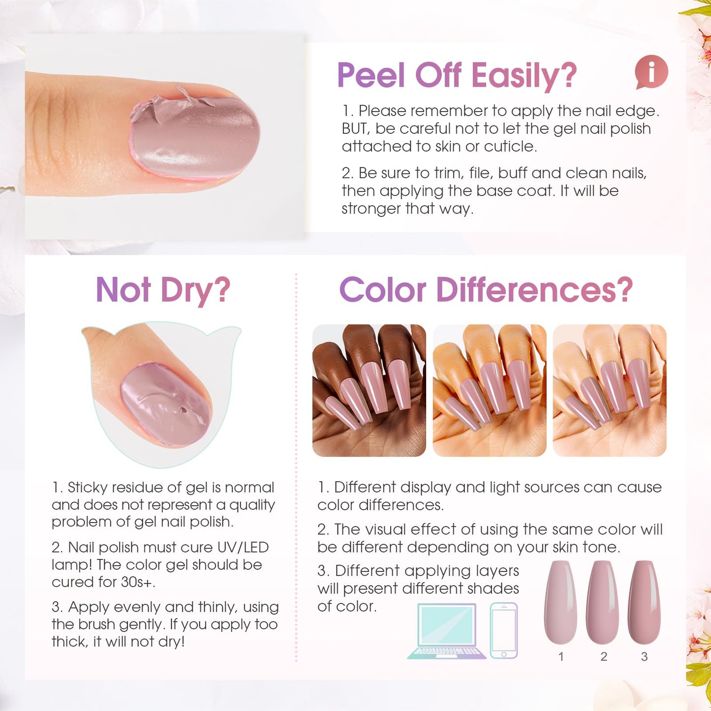 ROSALIND Reflective Glitter Gel Nail Polish – 8-Color Sparkle Gel Set for Soak-Off UV Gels