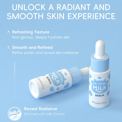 Rosardene 9-Piece Milk Skincare Set for Women & Teens – Gentle Hydration